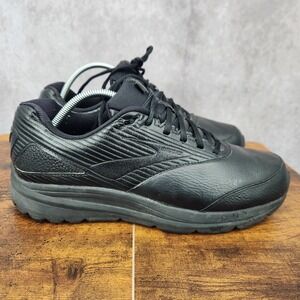 Brooks Addiction Walker 2 Walking Shoes Mens 11 Extra Wide Black Leather Sneaker